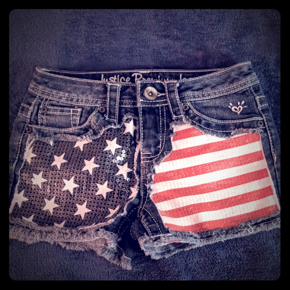Justice Girls Jean Shorts